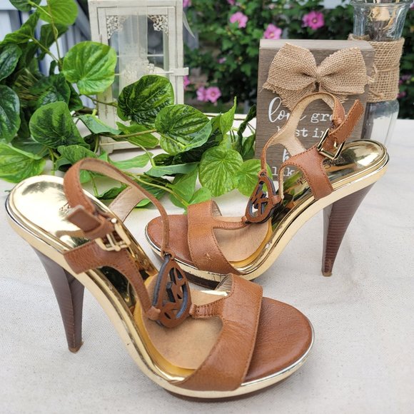 Michael Kors Brown Stiletto Style Size 7M - Picture 4 of 9